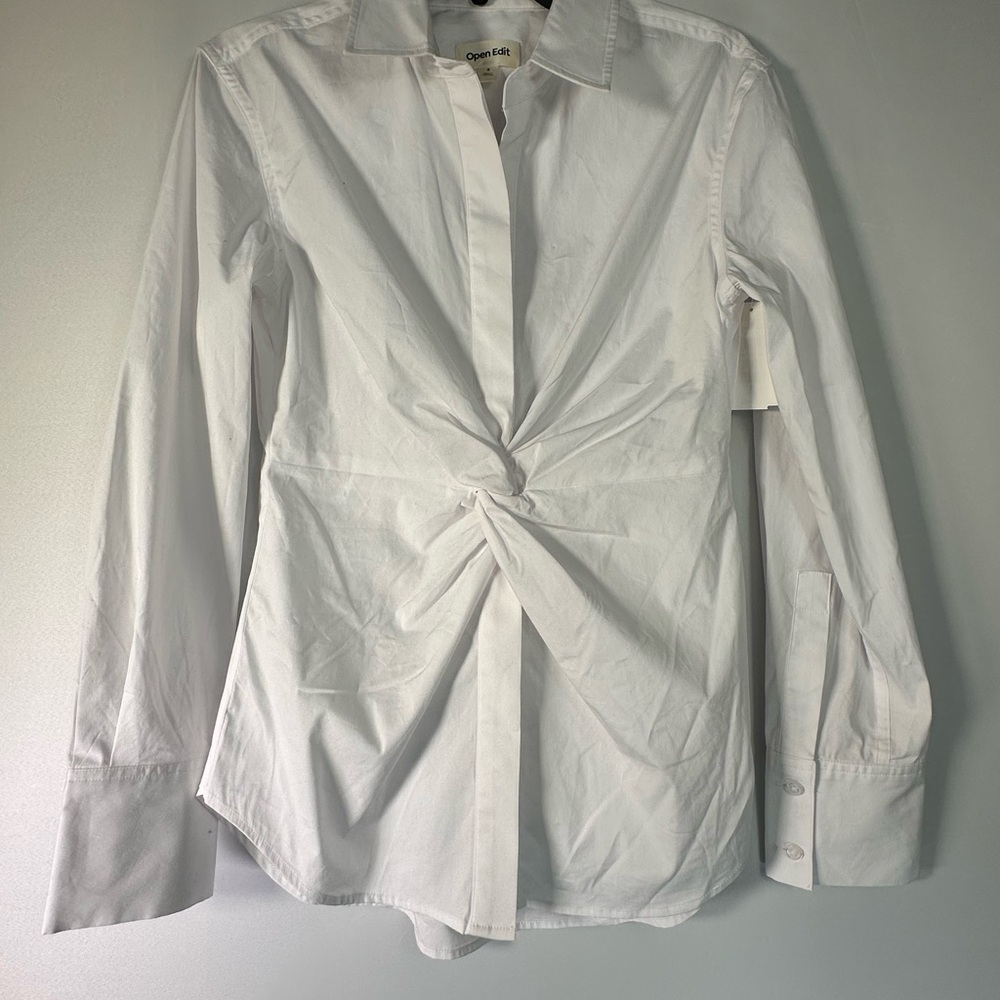 Women's White Button Down Shirt